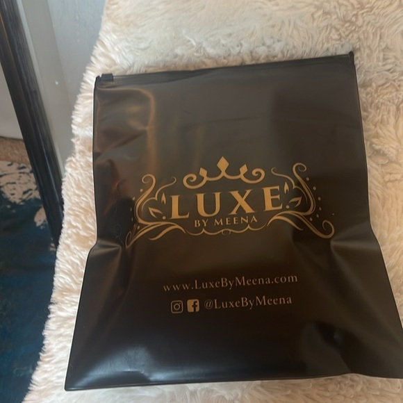 Luxe by Meena Ombre Pink and Cream Hair Extension - Picture 7 of 7